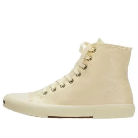 Paris høje Sneakers “Beige læder og beige gummi” 688752W3RCA9090