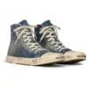 Paris høje Sneakers “Blue Destroyed Denim and Rubber” 688752W3RCL4090