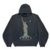 Paris Liberty-hettetrøje, oversized, “Black” 739024TQVS11083