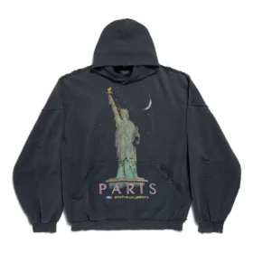 Paris Liberty-hettetrøje, oversized, “Black” 739024TQVS11083