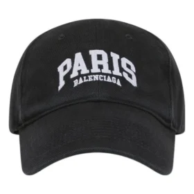 Paris Logo-baseballkasket “Black White” 680748410B20107