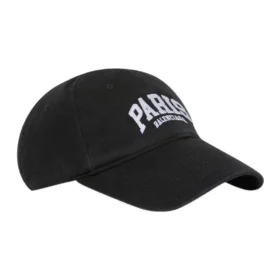 Paris Logo-baseballkasket “Black White” 680748410B20107
