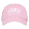 Paris Logo-baseballkasket “Light Pink White” 680748410B20697