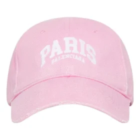 Paris Logo-baseballkasket “Light Pink White” 680748410B20697