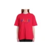 Paris Love almindelig T-shirt med tryk, kortærmet, rød 594599TGV435640