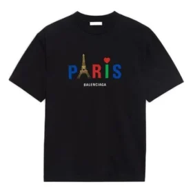 Paris Love med almindeligt tryk, sort 594599TGV431000 Paris Love med almindeligt tryk, sort 594599TGV431000