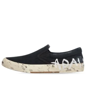 Paris Low Top Slip-On-sko “Washed Black Cotton” 710297W3RR51099