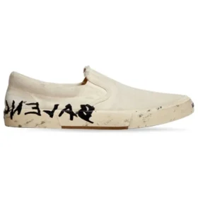Paris Low Top Slip-On-sko “Washed White Cotton” 710295W3RR59010
