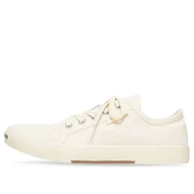 Paris Low Top Sneakers “Hvid slidt bomuld og hvid gummi” 688757W3RC59090
