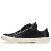 Paris Low Top Sneakers “Sort læder og hvid gummi” 688757W3RCB1090