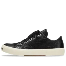 Paris Low Top Sneakers “Sort læder og hvid gummi” 688757W3RCB1090 Paris Low Top Sneakers “Sort læder og hvid gummi” 688757W3RCB1090