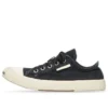Paris Low Top Sneakers “Sort slidt bomuld og hvid gummi” 688754W3RC21090