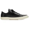 Paris Low Top Sneakers “Sort slidt bomuld og hvid gummi” 688754W3RCB1090