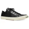 Paris Low Top Sneakers “Sort slidt bomuld og hvid gummi” 688754W3RCB1090