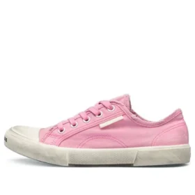 Paris Low Top Sneakers “Vasket lyserød bomuld og hvid gummi” 688757W3RC25590 Paris Low Top Sneakers “Vasket lyserød bomuld og hvid gummi” 688757W3RC25590