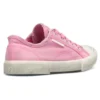 Paris Low Top Sneakers “Vasket lyserød bomuld og hvid gummi” 688757W3RC25590