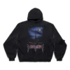 Paris Moon No Pocket Hættetrøje Oversized “Black Faded” 744462TOVE31055