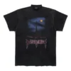 Paris Moon T-shirt, oversized, “Black Faded” 739028TOVE41055