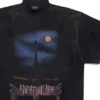 Paris Moon T-shirt, oversized, “Black Faded” 739028TOVE41055
