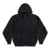 Paris Moon yderbeklædning, hættetrøje med lynlås, oversized “Black” 744444TOVE51055