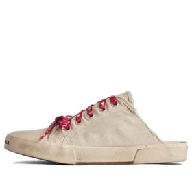 Paris Mules “Hvid slidt bomuld og hvid gummi” 693952W3PA59060