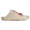 Paris Mules “Hvid slidt bomuld og hvid gummi” 693952W3PA59060