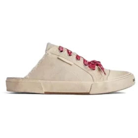 Paris Mules “Hvid slidt bomuld og hvid gummi” 693952W3PA59060