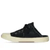 Paris Mules “Sort, slidt bomuld og hvid gummi” 693952W3RC31090