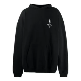 Paris-OL Oversized-hettetrøje “Black” 620973TIV451070