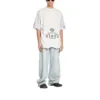 Paris Upside Down T-shirt, oversized “White” 698811TMVC9900