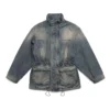 Parka-jakke “Light Blue” 750946TNW654036