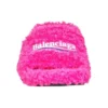 Pelsbeklædte 80 mm højhælede sandaler “Pink” 656632W2DO15096