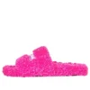 Pelsforede sandaler “Pink” 654261W2DO15096