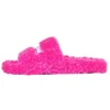 Pelsforede sandaler “Pink” 654261W2DO15096