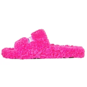 Pelsforede sandaler “Pink” 654261W2DO15096