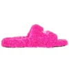Pelsforede sandaler “Pink” 654261W2DO15096