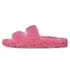 Pelsforede sandaler “Pink” 654261W2DO15596