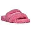 Pelsforede sandaler “Pink” 654261W2DO15596