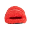 Pelsforede sandaler “Red” 654261W2DO16596