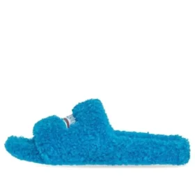 Pelsforede sandaler “Sky Blue” 654747W2DO14296