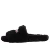 Pelsforede sandaler “Sort” 654747W2DO11096