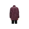 Plaid-jakke med gennemgående lynlås “Multicolor” 571434TGM316067