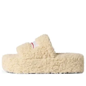 Platform-sandaler med pels “Beige” 762826W2DO19796