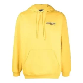 Political Campaign-hættetrøje, medium pasform, “Yellow”, 600583TKVI97442