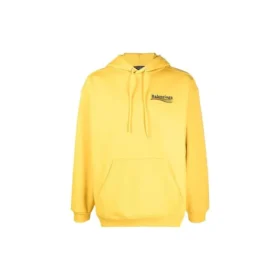 Political Campaign-hættetrøje, medium pasform, “Yellow”, 600583TKVI97442