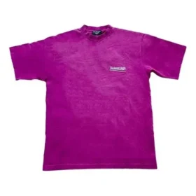 Political Campaign T-shirt i Large-pasform “Mørk fuchsia” 641675TKVJ15282