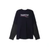 Political Campaign T-shirt in layered-on-layered style, oversized “Black” 698631TKVJ19070