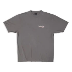 Political Campaign T-shirt, Large Fit “Grå” 641655TNVG51227
