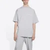 Political Campaign T-shirt, Large Fit, “Grå” 641675TKVJ11379