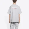 Political Campaign T-shirt, Large Fit, “Grå” 641675TKVJ11379
